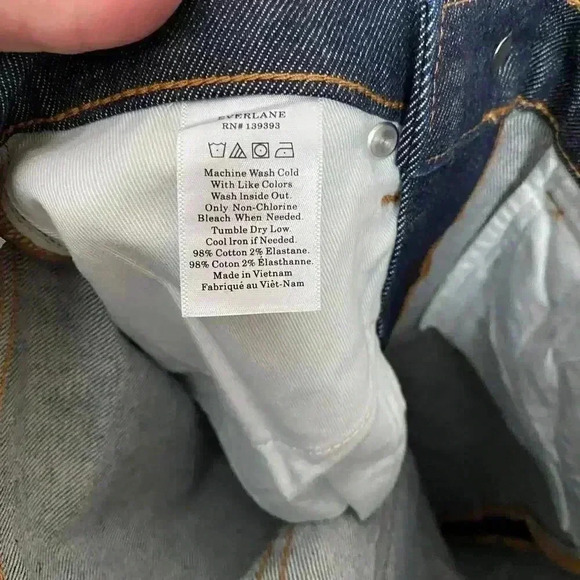 EVERLANE The Mid Rise Skinny Jeans Size 24 - Picture 7 of 13